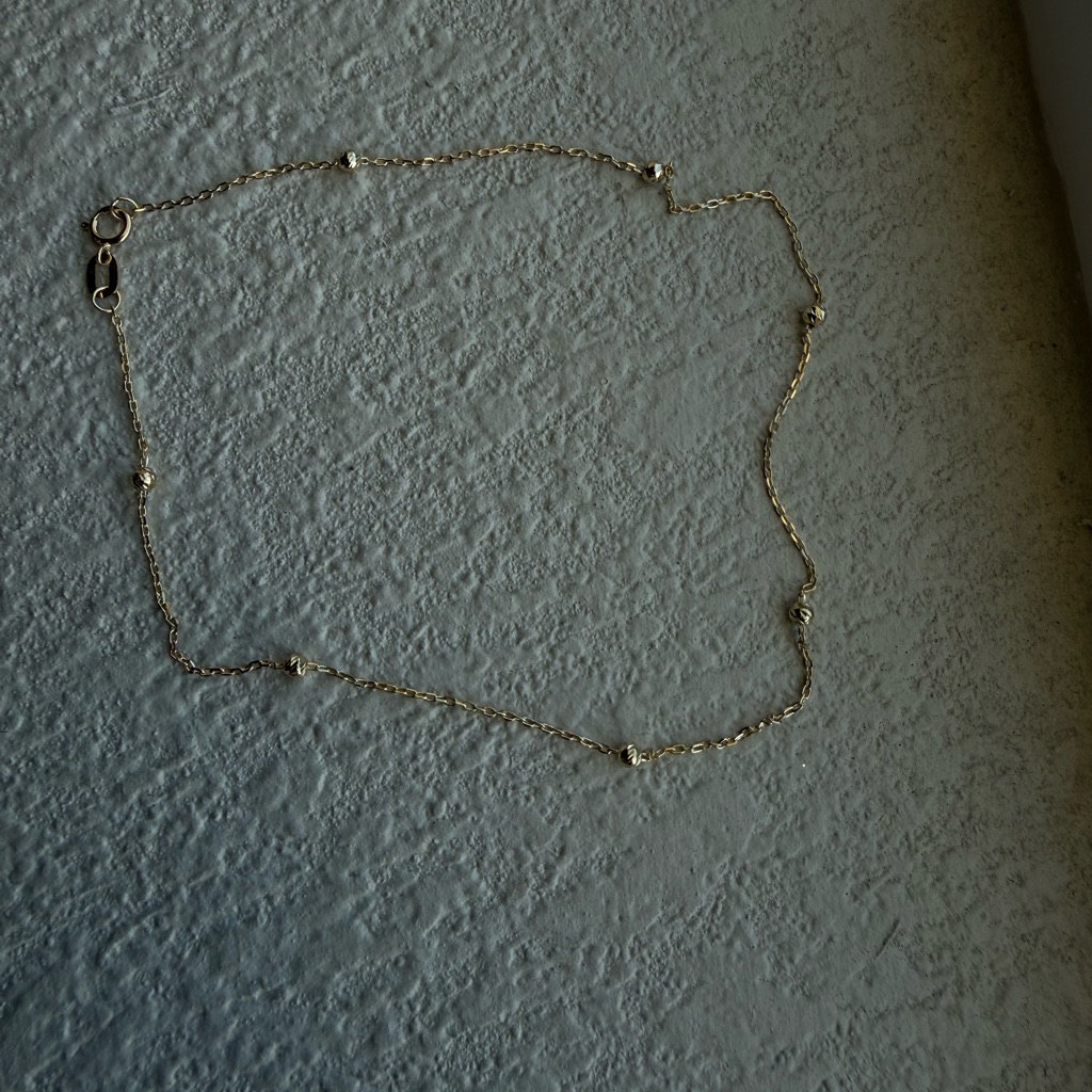Elegant Gold Anklets 18 Karats Gold